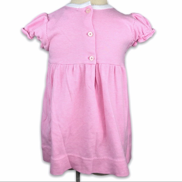Ralph Lauren Pink Striped Dress & Matching Bloomer - Picture 4 of 10